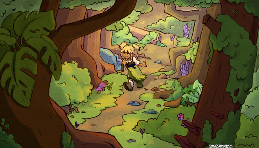 Nessa in Forest Nessa in Forest